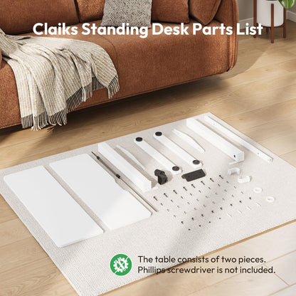 Electric Standing Desk,48x24 Inches Adjustable Height Stand up Desk, Sit Stand Home Office Desk with Splice Board, 3 Preset Heights,Equipped with Hooks,Ergonomic Computer Workstation，Brown